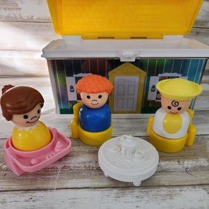 Fisher Price Little People House Carry Along People &  Furniture Play Set